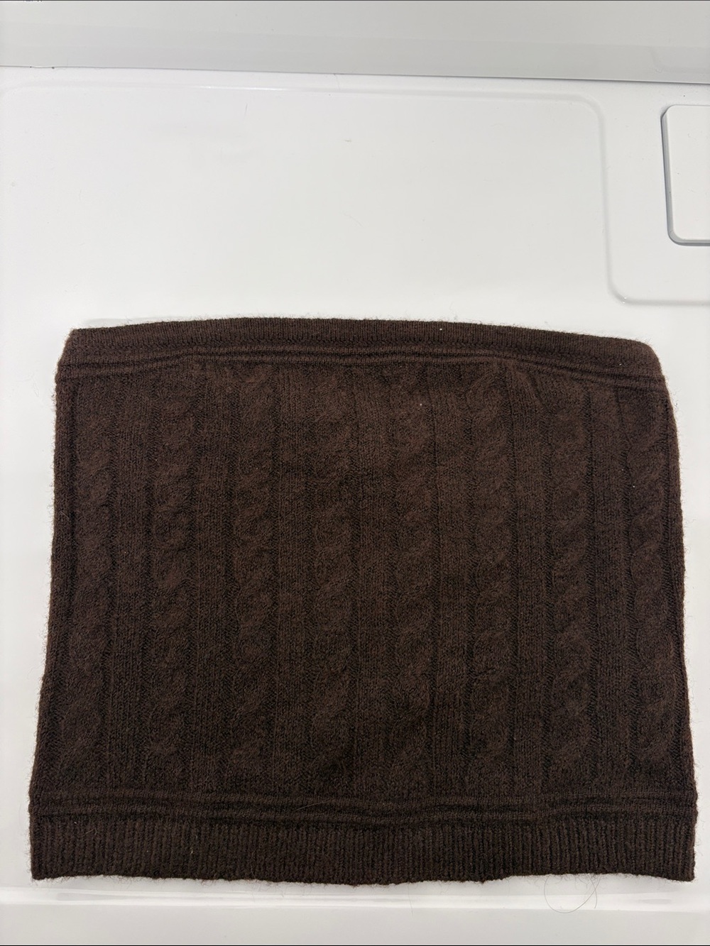 American Eagle Outfitters Brown Cable Knit Sweater Top